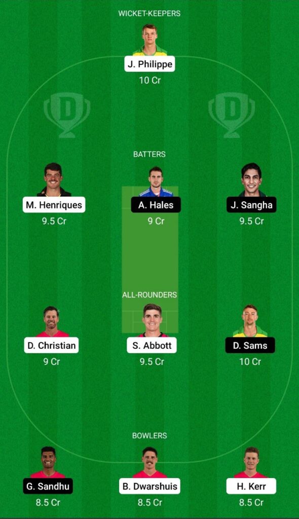 Big Bash League Dream11 Team