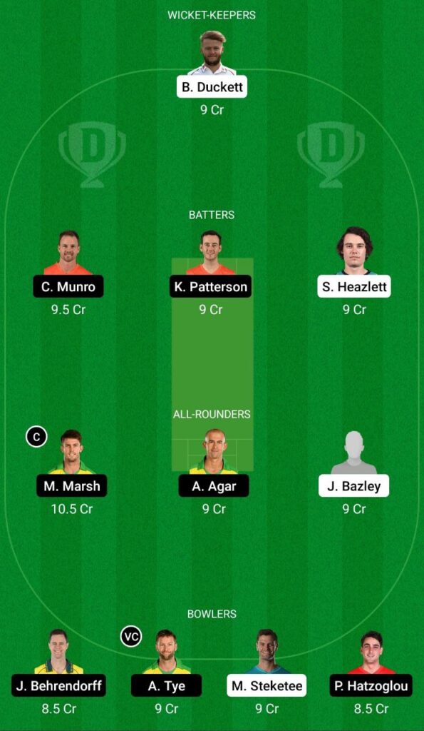 HEA vs SCO Dream11 Team Today