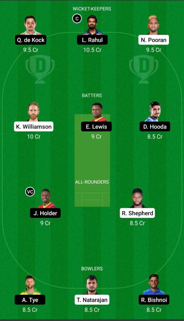 SRH vs LSG Dream11 Team