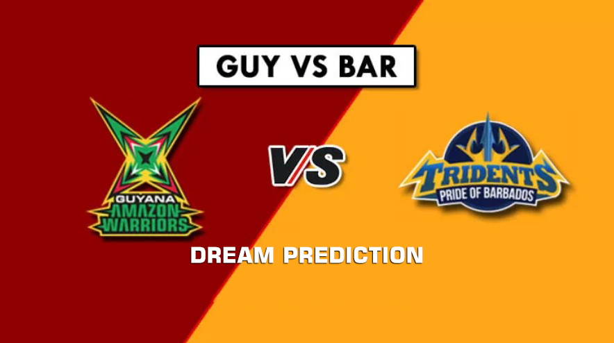 GUY vs BAR Dream11 Prediction