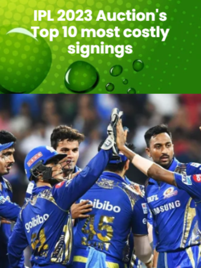IPL 2023 Auction Top 10 most costly signings