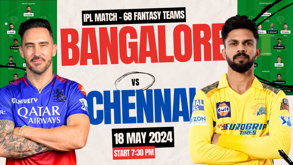 RCB vs CSK Dream11 Prediction